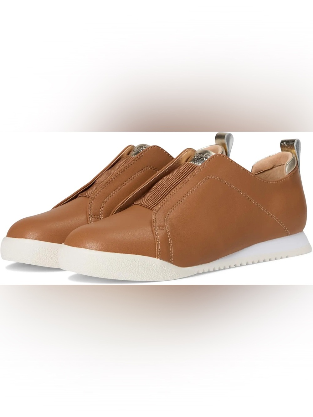 Alegria Reah Slip-On Shoe in Brown Leather, Size EU 39/US 9